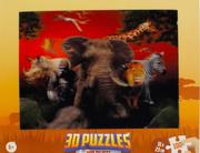 Puzzle - Puzzle 3D 100 Dzikie zwierzęta - HIGH5 - miniaturka - grafika 1