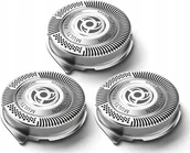 Akcesoria i części do maszynek do golenia - 3x GŁOWICE OSTRZA DO PHILIPS SH30 SH50 S1000 S3000 - miniaturka - grafika 1