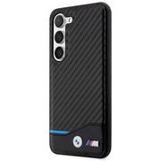 Etui i futerały do telefonów - BMW nakładka do Samsung Galaxy S23 BMHCS23S22NBCK czarna M HC PU Carbon - miniaturka - grafika 1