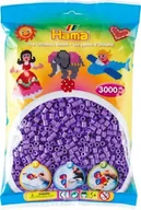Prace ręczne dla dzieci - Hama 201-45 - liliowy - 3000 koralików midi - miniaturka - grafika 1