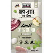 Mokra karma dla kotów - MAC's mokra karma dla kota Adult Kaczka i drób 24x100 g - miniaturka - grafika 1