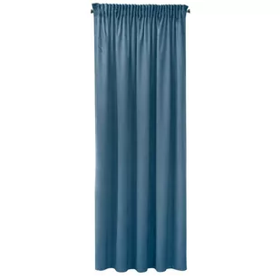 Pierre cardin Zasłona Sibel 140x270 na taśmie Niebieska ex-pier-zas-sibel-140x270-t-nieb - Zasłony - miniaturka - grafika 1