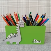 Przyborniki na biurko - Przybornik na kredki O2K24 - miniaturka - grafika 1