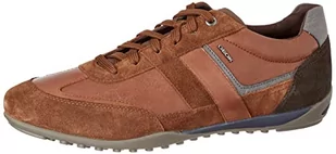 Geox Męskie trampki U Wells, Brown Cotto, 39 EU - Trampki męskie - miniaturka - grafika 1