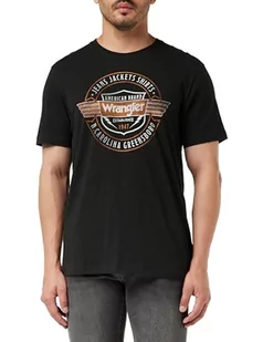 Wrangler T-shirt męski Americana Tee, Faded Black, S - Koszulki męskie - miniaturka - grafika 1