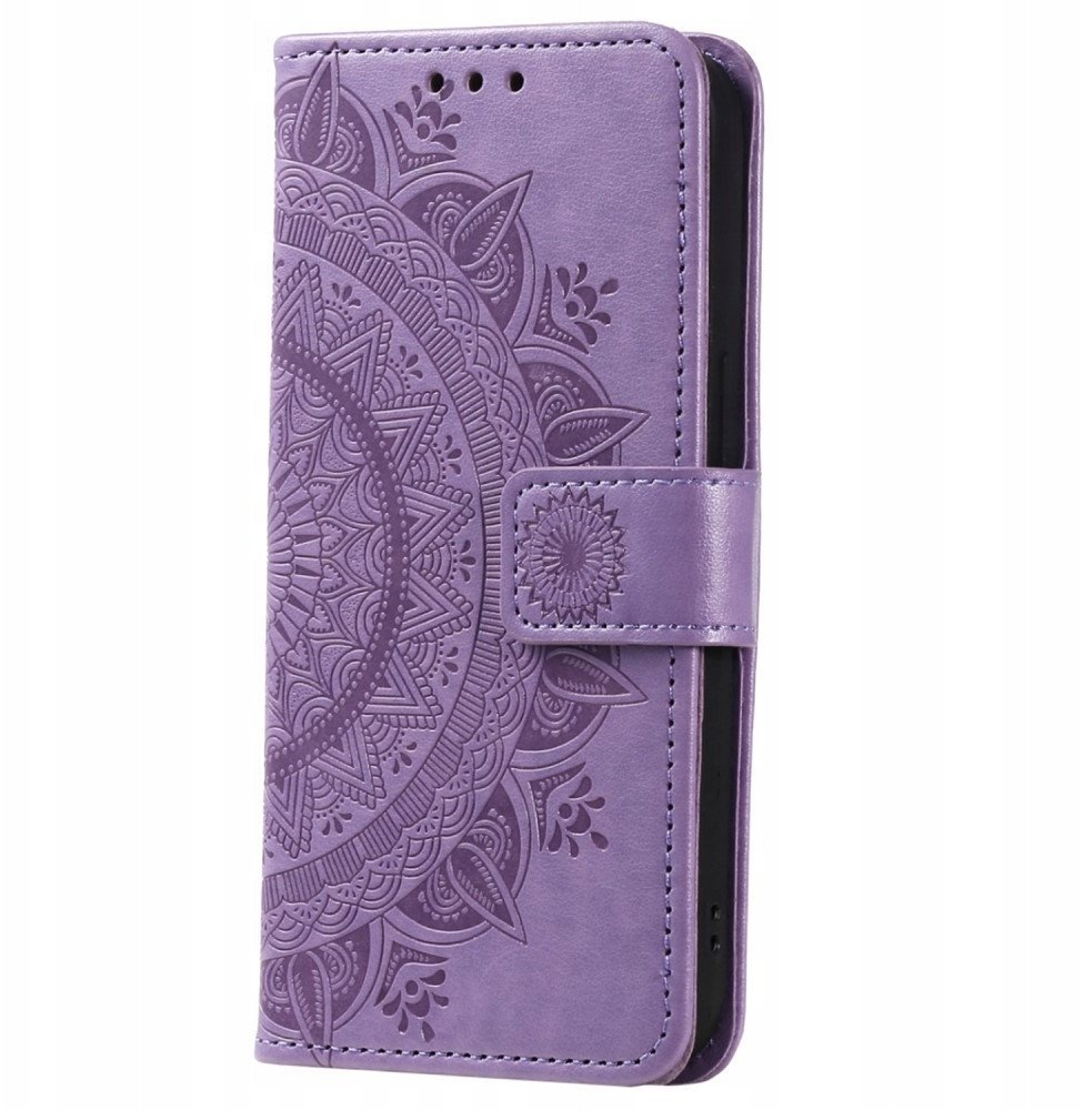 Kabura MEZZO Book do SAMSUNG A56 5G mandala fioletowy