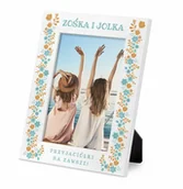 Ramki na zdjęcia - Ramka na zdjęcia biała z nadrukiem dla przyjaciółki - miniaturka - grafika 1