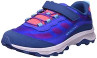 Buty dla chłopców - Merrell Moab Speed Low A/C WTRPF, Unisex dziecięce buty turystyczne, Blue Berry Turq, 37.5 EU - miniaturka - grafika 1