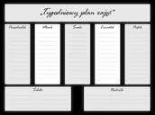 Planery - Planer na lodówkę Tablica magnetyczna Duże Planery miesięczne tygodniowe XXL - miniaturka - grafika 1