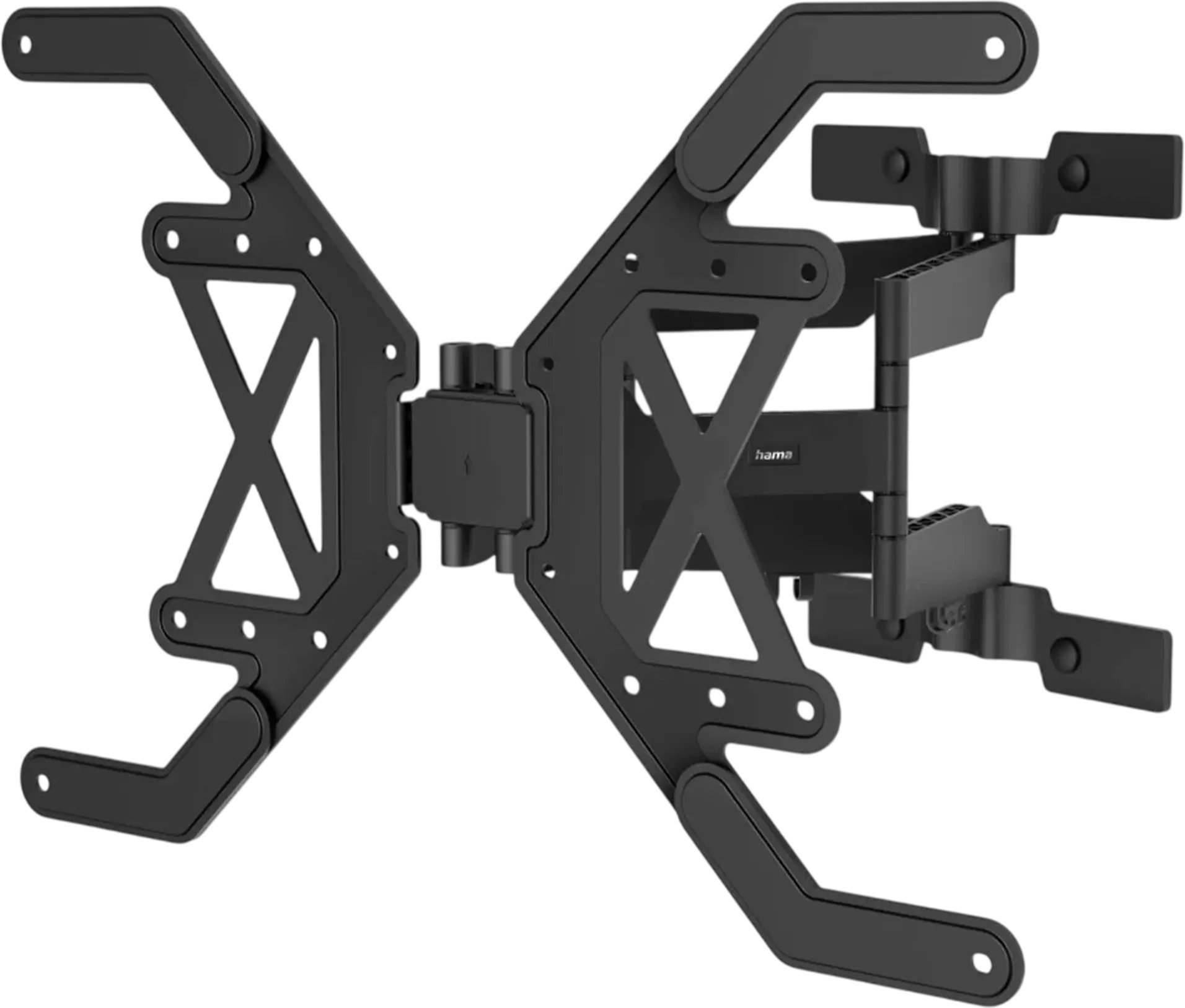 Hama 100 x 100 mm, 600 x 400 mm, -12 - 3°, 6°, Aluminium, metal, czarny 00220850