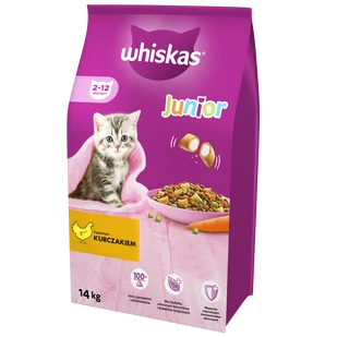 Whiskas Junior 14 kg - Sucha karma dla kotów - miniaturka - grafika 1