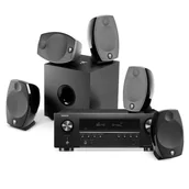 Kino domowe - Zestaw kina domowego: Denon AVR-S660H + Focal Sib 5.1, Kolor: Czarny - miniaturka - grafika 1