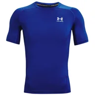 Koszulki sportowe męskie - Męska koszulka Under Armour HG Armour Comp SS Rozmiar: XL / Kolor: jasnoniebieski - miniaturka - grafika 1
