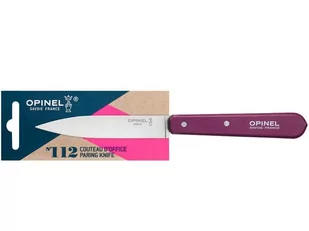 Opinel Nóż kuchenny nr 112 ze stali nierdzewnej z uchwytem z drewna bukowego, wielokolorowa, jeden rozmiar 254383 - Noże - miniaturka - grafika 1