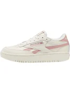 Trampki damskie - Reebok Skórzane sneakersy "Club C Double" w kolorze biało-jasnoróżowym - miniaturka - grafika 1