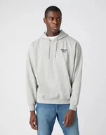 Bluzy męskie - MĘSKA BLUZA WRANGLER WWYG HOODIE MID GREY MEL W6F9H1X37 112141480 - Wrangler - miniaturka - grafika 1