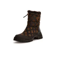 Kozaki damskie - Damskie Buty zimowe GUESS LOLITA FL8LOAFAL10-BROCR – Czarny - miniaturka - grafika 1