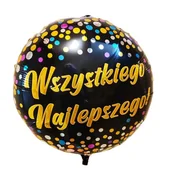 Balony i akcesoria - Balon Foliowy WSZYSTKIEGO NAJLEPSZEGO (45cm.) - miniaturka - grafika 1