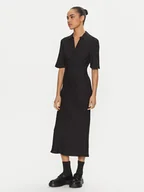 Sukienki - Calvin Klein Sukienka codzienna K20K207867 Czarny Regular Fit - miniaturka - grafika 1