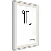 Plakaty - Plakat - Zodiak: Skorpion II (rozmiar 40x60, wykończenie Rama złota z passe-partout) - miniaturka - grafika 1