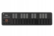 Akcesoria do instrumentów klawiszowych - KORG NANOKEY 2 BK - KONTROLER DAW USB - miniaturka - grafika 1
