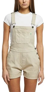 Urban Classics Damskie spodnie ogrodniczki z krótkim rękawem organicznym, dostępne w wielu różnych kolorach, rozmiary XS-5XL, Offwhite Raw, 3XL - Spodnie damskie - miniaturka - grafika 1