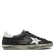 Sneakersy męskie - Sneakersy Golden Goose Super-Star Classic With List GMF00101.F000321.80203 Czarny - miniaturka - grafika 1