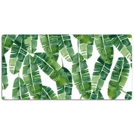 Podkładki na biurko - Podkładka na biurko z nadrukiem Rośliny z tropikalnej wyspy 120x60 cm - miniaturka - grafika 1