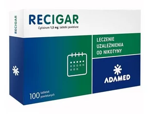 Recigar 1,5 mg x 100 tabl.powl - Rzucanie palenia - miniaturka - grafika 1