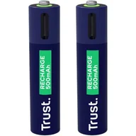 Akumulatory do aparatów dedykowane - Akumulatorki AAA 500 mAh USB-C TRUST (2 szt.) - miniaturka - grafika 1