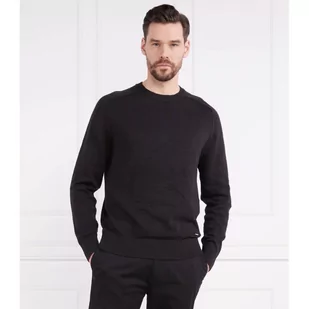 Calvin Klein Sweter | Regular Fit - Swetry męskie - miniaturka - grafika 1
