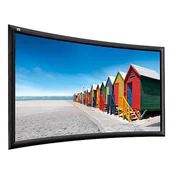 Ekrany projekcyjne - ADEO Screen ekran ramowy PLANO CURVED PSCHT2502 200x112 - Vision White Pro - miniaturka - grafika 1