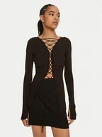 Bluzki damskie - Patrizia Pepe Bluzka 8K0207 K1QZA K250 Czarny Slim Fit - miniaturka - grafika 1