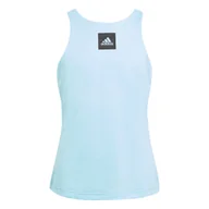 Koszulki dla dziewczynek - Koszulka dziewczęca adidas  Girls Match Tank Aqua 140 cm - miniaturka - grafika 1