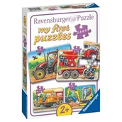 Puzzle - Ravensburger Puzzle 2/4/6/8el W pracy 069545 - miniaturka - grafika 1