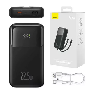 Powerbank Baseus Comet 20000mAh, USB do USB-C, 22.5W (czarny) - Powerbanki - miniaturka - grafika 2