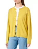 Swetry damskie - United Colors of Benetton kardigan damski, musztardowy żółty 38 M, L - miniaturka - grafika 1