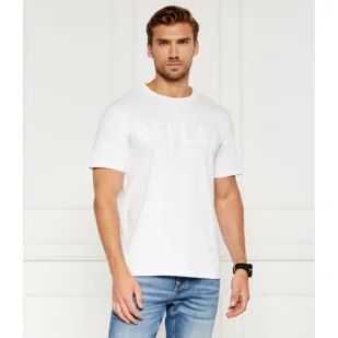 Replay T-shirt | Regular Fit - Koszulki męskie - miniaturka - grafika 1