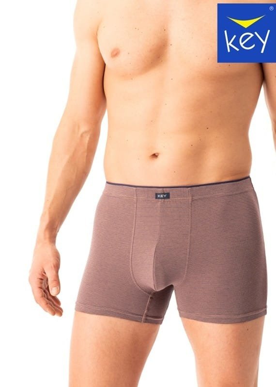 SZORTY KEY MXH-358 B25 BR (kolor brąz, rozmiar L)