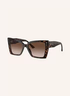 Okulary przeciwsłoneczne - Jimmy Choo Okulary Przeciwsłoneczne jc5001b Z Ozdobnymi Kamykami braun - miniaturka - grafika 1