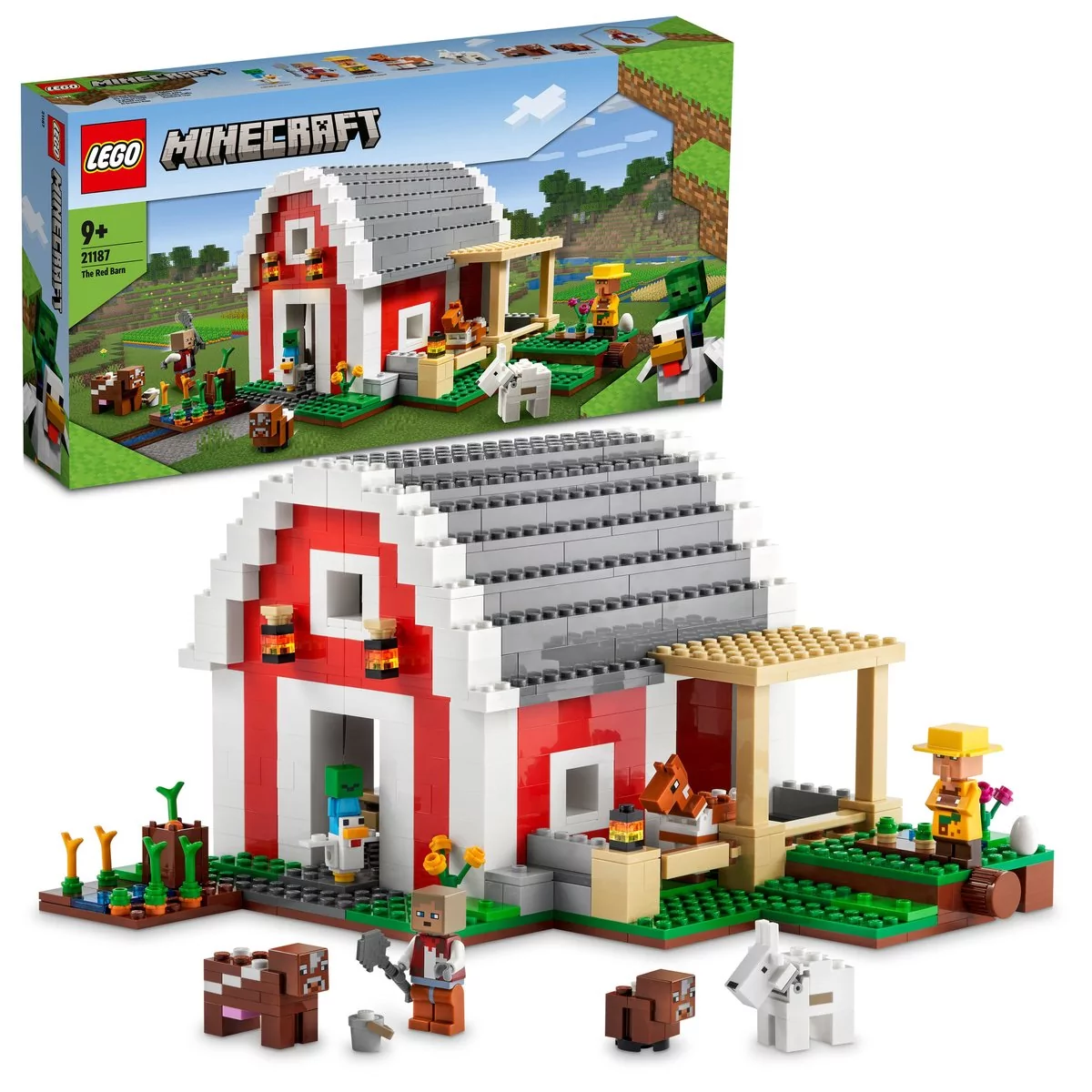 LEGO Minecraft Czerwona stodoła 21187