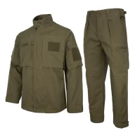 Odzież taktyczna i umundurowanie - Certyfikowany Komplet Mundurowy - Klasa Mundurowa CWKM Rip-Stop - Zielony S SHORT - miniaturka - grafika 1