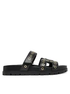 Klapki i japonki damskie - Guess Klapki FLPFAS ELE03 Czarny - miniaturka - grafika 1