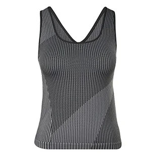 Reebok Damski top Ubf Mykn Seamless Tank Top, czarny, S - Koszulki i topy damskie - miniaturka - grafika 1