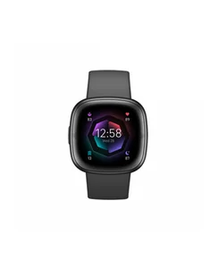 Fitbit Sense 2 FB521BKGB Grafitowy - Smartwatch - miniaturka - grafika 2