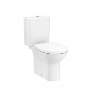 ROCA A34299P000 + A341990000 + A801B2000B Miska WC ROUND do kompaktu Rimless o/podwójny + zbiornik + deska standardowa - Kompakty WC - miniaturka - grafika 1