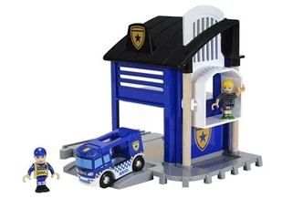 Brio Polizeistation mit Einsatzfahrzeug 33813 - Samochody i pojazdy dla dzieci - miniaturka - grafika 3