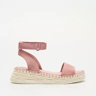 Sandały damskie - CALVIN KLEIN SPORTY WEDGE ROPE SU CON - Calvin Klein - miniaturka - grafika 1