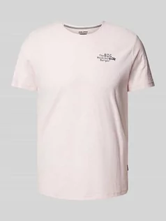Koszulki męskie - T-shirt z nadrukiem z motywem i napisem z tyłu - grafika 1