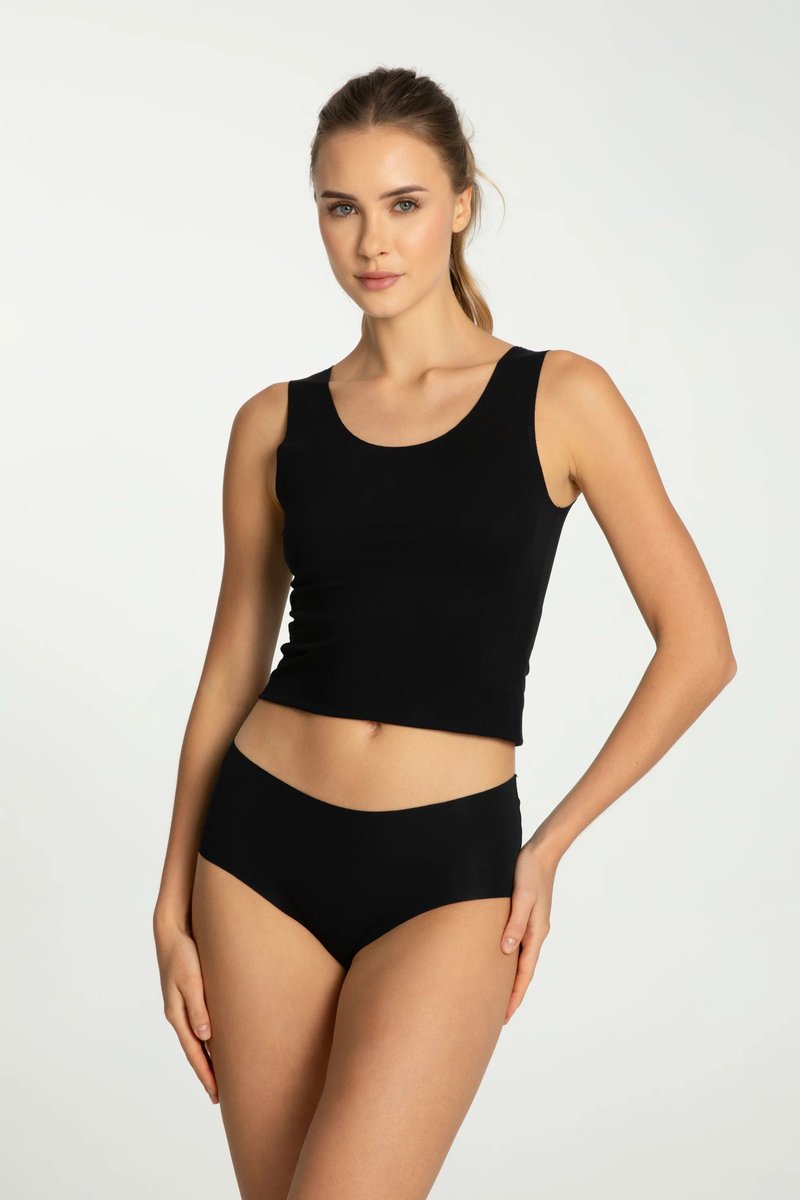 Julimex Figi Cotton Mood Maxi Czarne Czarny XXL